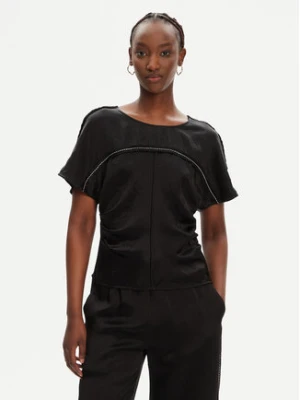PINKO Bluzka 104596 A2BU Z99 Czarny Regular Fit