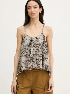 Pinko bluzka na ramiączkach damska bawełniana