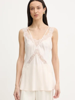 Pinko bluzka na ramiączkach damska z wiskozy