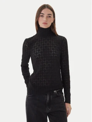 PINKO Bluzka Rufina 105979 A2YI Czarny Regular Fit