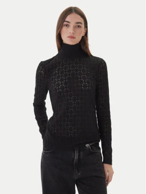 PINKO Bluzka Rufina 105979 A2YI Czarny Regular Fit