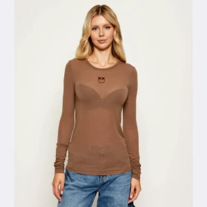 Pinko Bluzka | Slim Fit | z dodatkiem kaszmiru