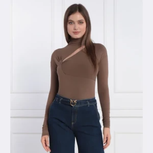 Pinko Bluzka | Slim Fit | z dodatkiem kaszmiru
