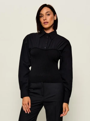 Pinko Bluzka Suzuki | Slim Fit czarny