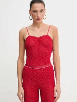 Pinko body damskie kolor czerwony 105229 A2M5