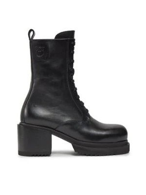 PINKO Botki Honneger Anfibio AI 23-24 BLKS1 102330 A0NY Czarny