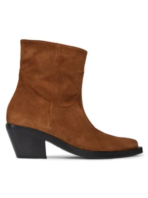 PINKO Botki Mozart Texano Al 23-24 BLKS1 102025 A0N8 Brązowy