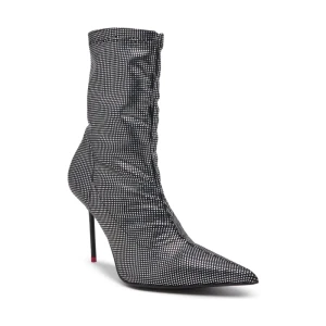 Pinko Botki WAGNER TRONCHETTO TESSUTO GIOI | z dodatkiem skóry