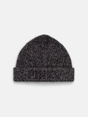 Pinko czapka wełniana szary