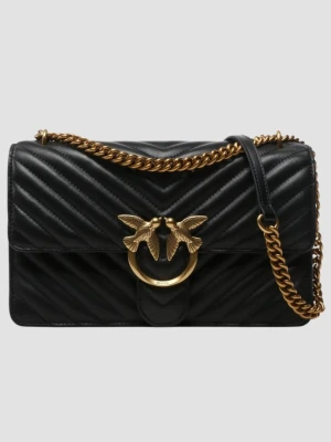 PINKO Czarna torebka Love One Classic AW25