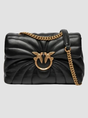 PINKO Czarna torebka Love Puff Classic AW25