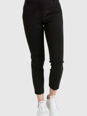 PINKO Czarne spodnie cygaretki damskie, Rozmiar 42