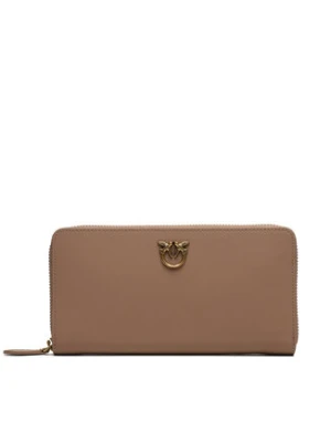 Pinko Duży Portfel Damski Ryder Zip Around . AI 23-24 PCPL 100250 A0F1 Brązowy