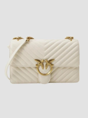 PINKO Ecru torebka Love One Classic