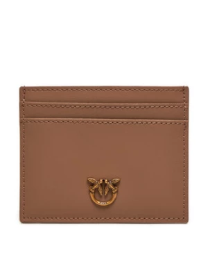 Pinko Etui na karty kredytowe Card Holder Simply AI 24-25 PCPL 103762 A0F1 Brązowy