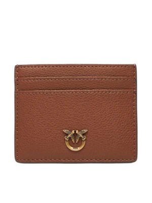 PINKO Etui na karty kredytowe Card Holder Simply AI 25-26 PCPL 103762 A29Q Brązowy