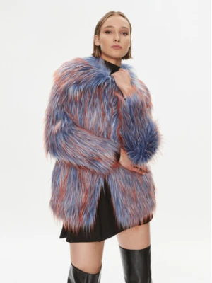 Pinko Futro Crudelia 102000 A18C Niebieski Regular Fit