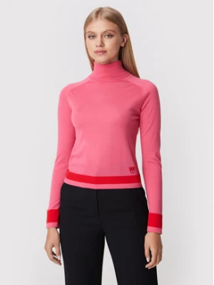 Pinko Golf Dolcevita 1G181Z A02M Różowy Regular Fit