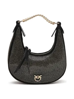 Pinko Hobo BRIOCHE MINI MICROFIBRA+S | z dodatkiem skóry