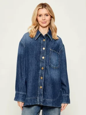 Pinko Jeansowa koszula OLIVASTRO | Oversize fit