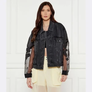 Pinko Jeansowa kurtka | Loose fit