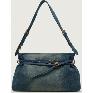 Pinko Jeansowa torebka na ramię BELT BAG BIG
