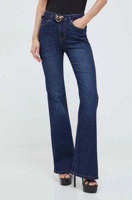 Pinko jeansy damskie high waist 100166.A1MF