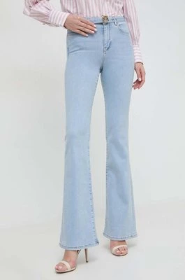 Pinko jeansy damskie high waist 100166.A1MQ