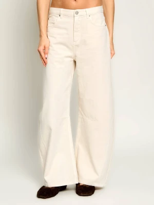 Pinko Jeansy Emma | Relaxed fit beżowy