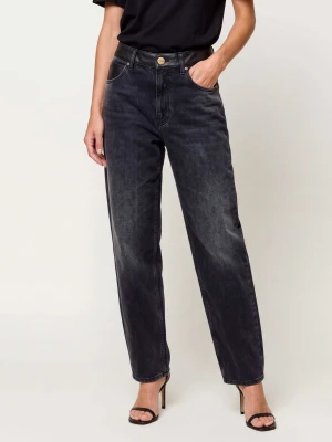 Pinko Jeansy Estelle | Relaxed fit czarny