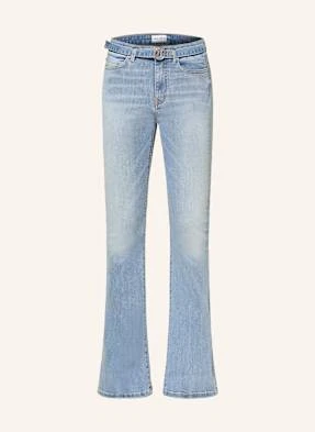 Pinko Jeansy Flared Flora blau