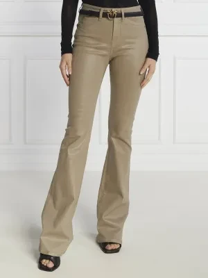 Pinko Jeansy FLORA NO BELT FLARE DRILL SPAL | Regular Fit