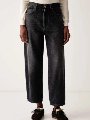 Pinko jeansy relaxed fit damskie czarny