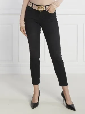 Pinko Jeansy SABRINA SKINNY DENIM BLK BLK S | Skinny fit