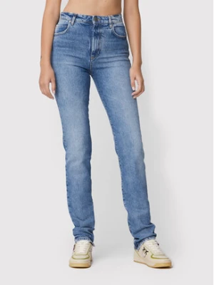 Pinko Jeansy Sissyzip 1J110N A0C4 Niebieski Slim Fit