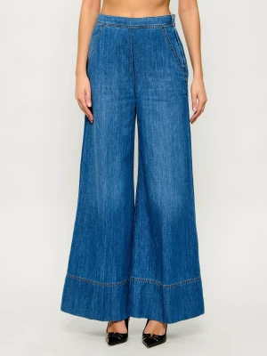 Pinko Jeansy SPIAGGIA | Relaxed fit | z dodatkiem lnu