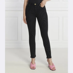 Pinko Jeansy SUSAN NO BELT SKINNY DENIM BLK | Skinny fit