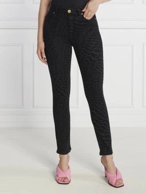 Pinko Jeansy SUSAN NO BELT SKINNY DENIM BLK | Skinny fit