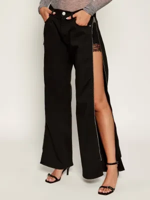 Pinko Jeansy WANDA | Relaxed fit | z dodatkiem jedwabiu
