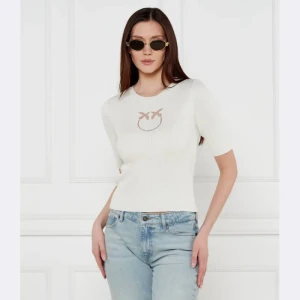 Pinko Jedwabna bluzka Tritone | Cropped Fit