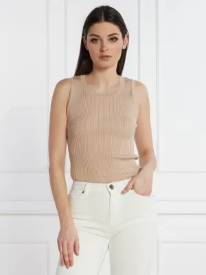 Pinko Jedwabny top | Slim Fit