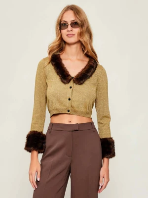 Pinko Kardigan 2w1 BLUE LAGOON | Cropped Fit