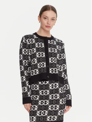 PINKO Kardigan Found Someone 106043 A2YD Czarny Regular Fit