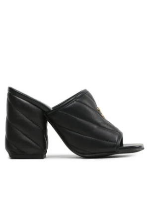 PINKO Klapki Martine Sabot Nappa Trapuntata PE 23 BLKS1 100666 A0O0 Czarny