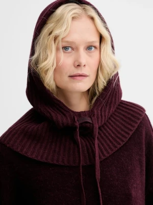 Pinko kominiarka wełniana kolor bordowy 104494 A2Z1