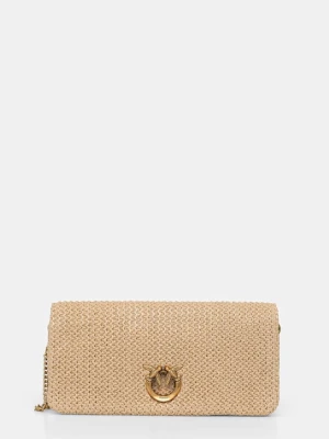 Pinko kopertówka damska pleciona