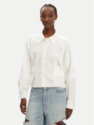 PINKO Koszula Controvento 104594 A2BT Biały Relaxed Fit