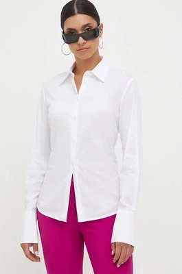 Pinko koszula damska kolor biały regular z kołnierzykiem klasycznym 102164.Y817
