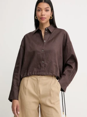 Pinko koszula damska lniana