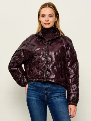 Pinko Kurtka Diantha | Cropped Fit bordowy